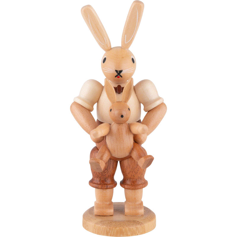Easter Bunny Farther with Child - 11 cm / 4 inch