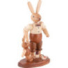 Easter Bunny Farther with Child - 11 cm / 4 inch