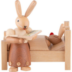 Bunny Mom Tells Good Night Stories - 9 cm / 3.5 inch