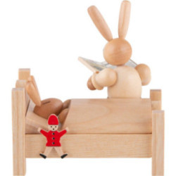 Bunny Mom Tells Good Night Stories - 9 cm / 3.5 inch