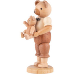 Bear Father with Child - 10 cm / 4 inch