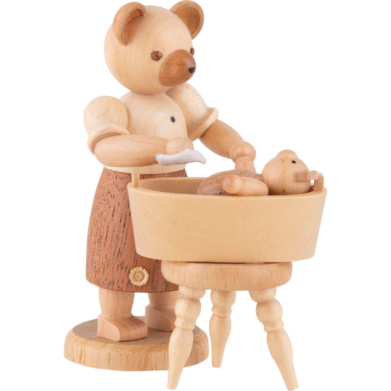 Bear Mother with Child - 10 cm / 4 inch
