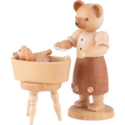 Bear Mother with Child - 10 cm / 4 inch