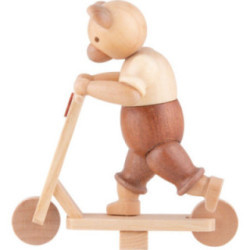 Bär auf Roller - 10 cm