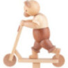 Bär auf Roller - 10 cm