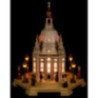 Lighted House Church of Our Lady Dresden - 24x21x28 cm / 9.4x8.3x11 inch