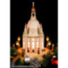Lighted House Church of Our Lady Dresden - 24x21x28 cm / 9.4x8.3x11 inch