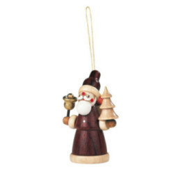 Christbaumschmuck Weihnachtsmann - 8 cm