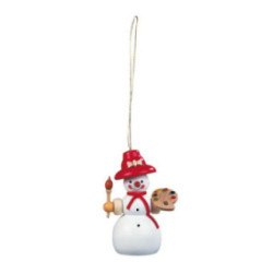 Tree Ornament - Snowwoman - 8 cm / 3 inch