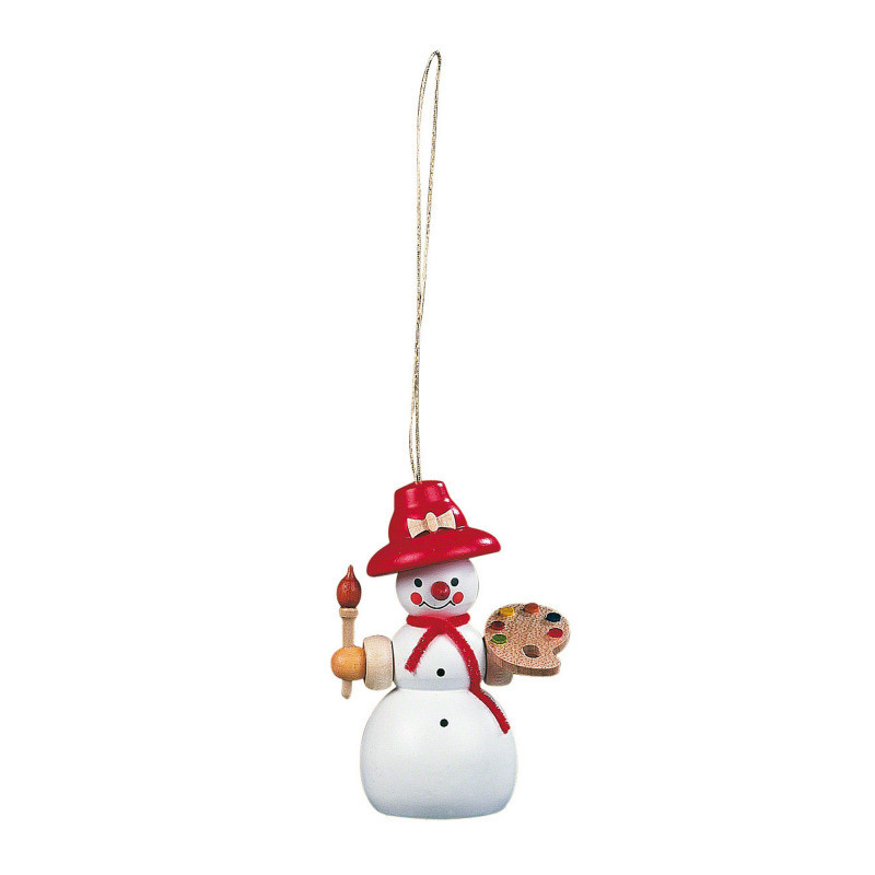 Tree Ornament - Snowwoman - 8 cm / 3 inch