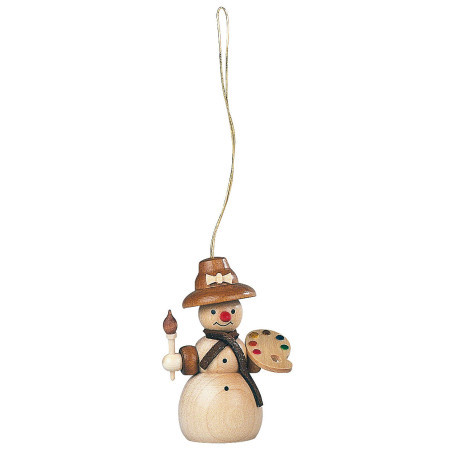 Christbaumschmuck Schneefrau - 8 cm