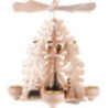 2-Tier Pyramid - Fir Forest - Seiffen Village - 28 cm / 11 inch