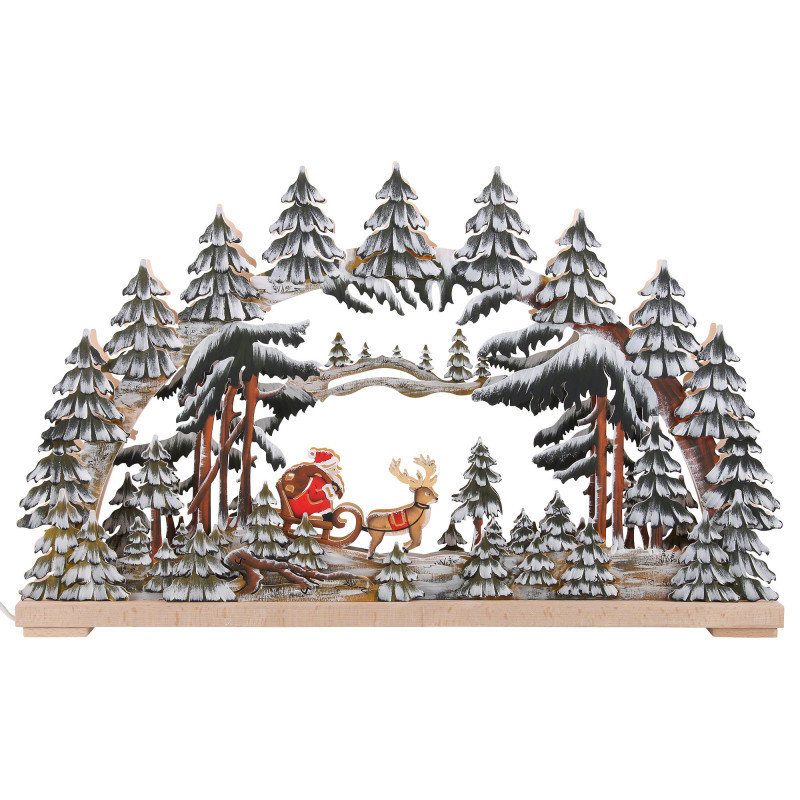 Candle Arch - The Night Before Christmas Handpainted - 62x38 cm / 24x15 inch