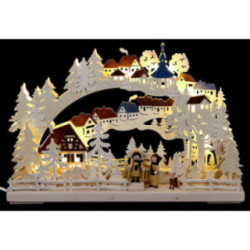 3D Candle Arch - Winter Hike - 43x30 cm / 17x12 inch