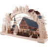 Candle Arch - Pyramid House with Turning Pyramid - 72x43 cm / 28x17 inch