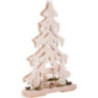 Light Triangle - Fawn with Manger and White Frost - 32x44 cm / 12.6x17.3 inch