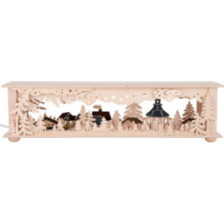 Illuminated Stand - Forest Seiffen - 50x12 cm / 19.7x4.7 inch