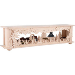 Illuminated Stand - Forest Seiffen - 50x12 cm / 19.7x4.7 inch