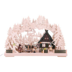 3D Double Arch - Perfect Happy Family - 43x30x7cm - 17x12x3 inch