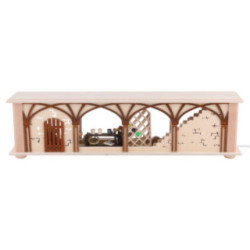 Illuminated Stand Wine Cellar for Candle Arches - 50x12x10 cm / 20x5x4 inch