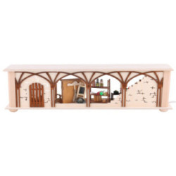 Illuminated Stand Cellar for Candle Arches - 50x12x10 cm / 20x5x4 inch