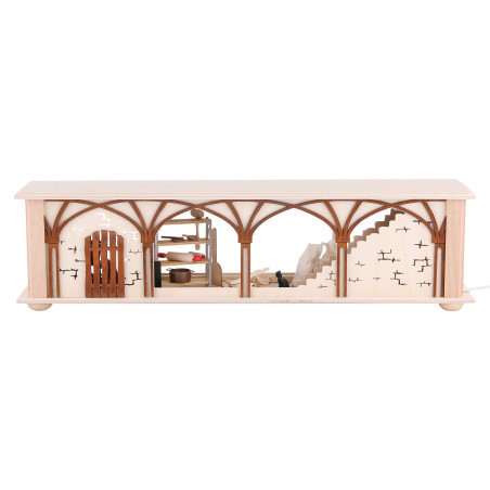 Illuminated Stand Flour Room for Candle Arches - 50x12x10 cm / 20x5x4 inch