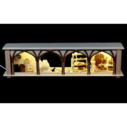 Illuminated Stand Flour Room for Candle Arches - 50x12x10 cm / 20x5x4 inch