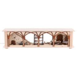 Illuminated Stand Carpenter's Storage for Candle Arches - 50x12x10 cm / 20x5x4 inch