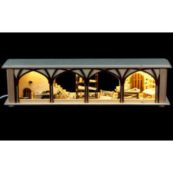 Illuminated Stand Carpenter's Storage for Candle Arches - 50x12x10 cm / 20x5x4 inch