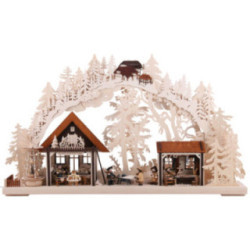 3D - Double Arch - Artisans House - 72x43 cm / 28x17 inch