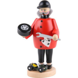 Räuchermännchen KFZ-Mechaniker - 21 cm