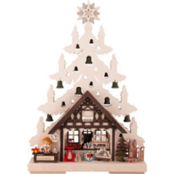 Light Triangle - Fir Tree - Gift Shop - 32x44 cm / 12.6x17.3 inch
