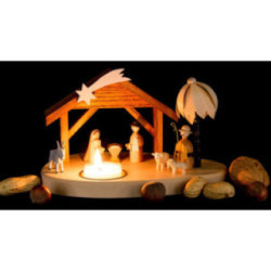 Tea Light Holder - Nativity - 11 cm / 4.3 inch