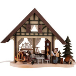 Lighted House - Christmas Parlor - 17 cm / 6.7 inch