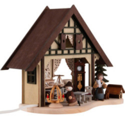 Lighted House - Christmas Parlor - 17 cm / 6.7 inch