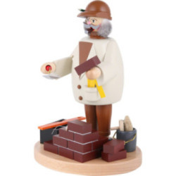 Räuchermännchen Maurer - 21 cm