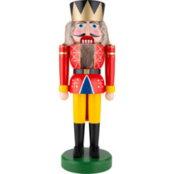 Nussknacker König rot - 75 cm
