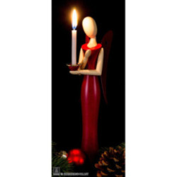 Sternkopf Angel "Red Ruby" - 24,5 cm / 9.5 inch