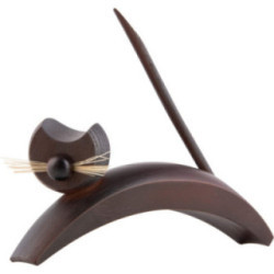 Katze braun - kletternd - 9 cm