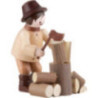 Thiel-Figur Holzhacker - natur - 5,5 cm