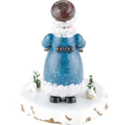 Winterkinder Mädchen mit Kinderschlitten - 7 cm