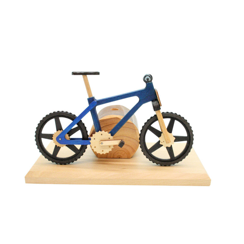 Smoker - Bicycle EBM Blue 20x9x14 cm / 8x4x6 inch