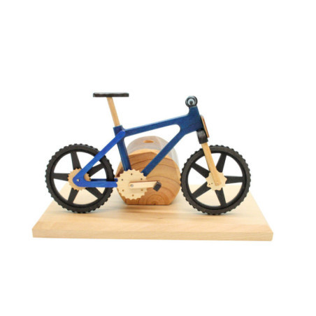 Räucherfahrrad blau 20x9x14 cm