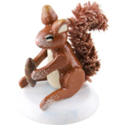 Winter Children Set of Four Squirrel - 3 cm / 1,5 inch