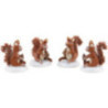 Winterkinder 4er-Set Eichhörnchen - 3 cm