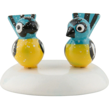 Winterkinder Meisenpaar - 6er-Set - 1,5 cm