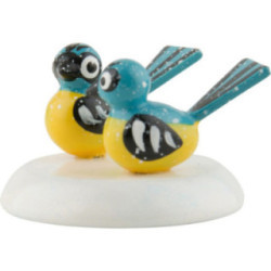 Winterkinder Meisenpaar - 6er-Set - 1,5 cm