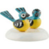Winterkinder Meisenpaar - 6er-Set - 1,5 cm