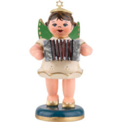 Engel mit Ziehharmonika - 6,5 cm