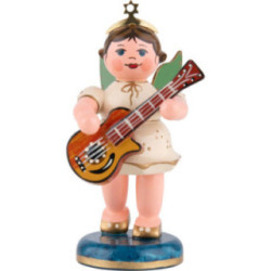 Engel mit Westerngitarre - 6,5 cm